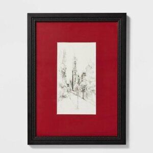 Threshold designed with‎ Studio McGee Vintage City Sketch Framed Wall Art NWT
